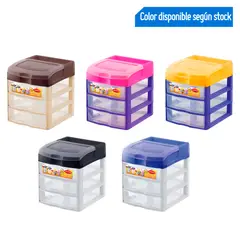 POLINPLAST - Practiorganizador 3 Niveles Gris