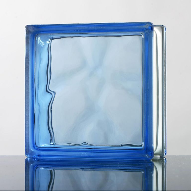 Bloque de Vidrio Wave Blue