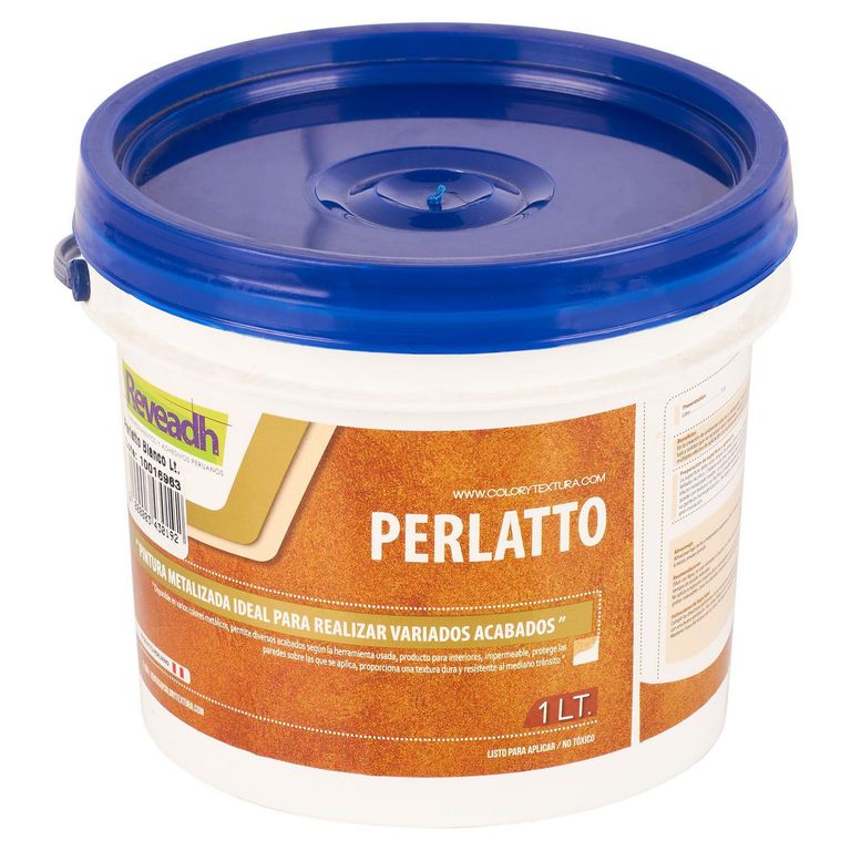 Pintura metalizada Perlatto Blanco 1L