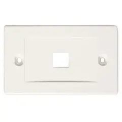 DIXON - Placa RJ Simple Blanco