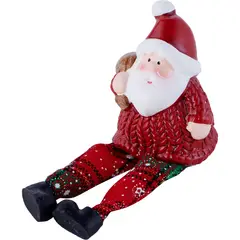 DEAR SANTA - Adorno de Árbol Santa Claus Cerámica Navidad 16.5cm