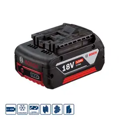 BOSCH - Kit con 2 Baterías GBA 18V 4,0Ah + 1 cargador GAL 1880 CV