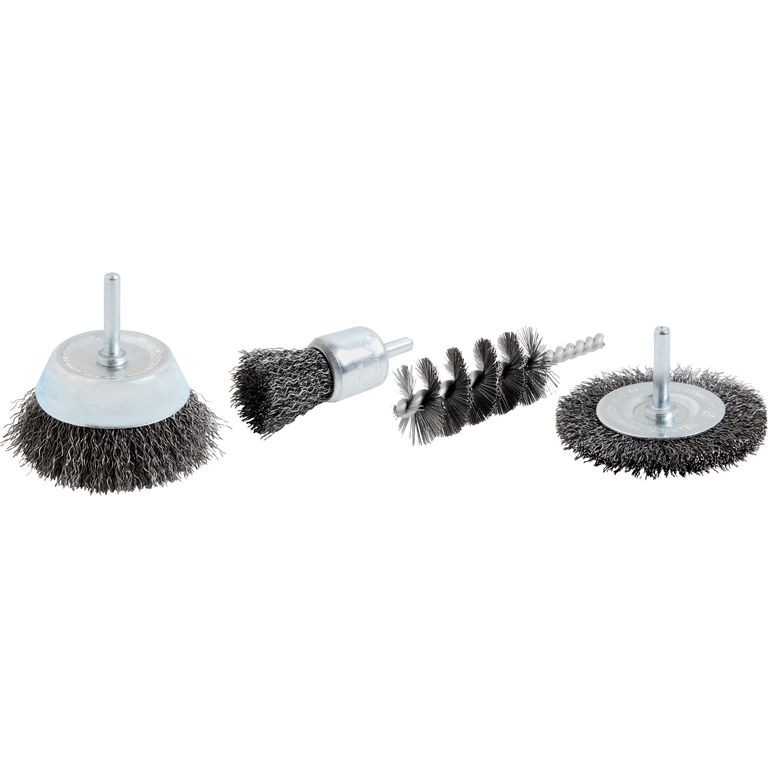 Set Escobillas para Taladro 4 Unidades