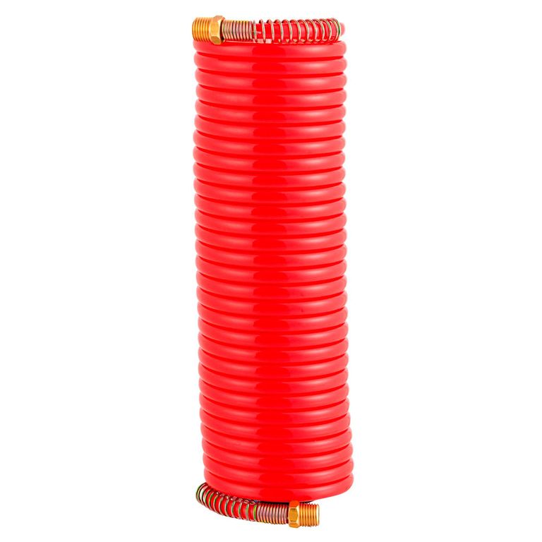 Manguera de Aire Espiral 1/4" 7.5m Polietileno Uberman