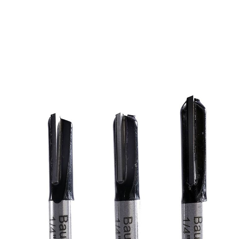 Fresa Recta 1/4 x 1/2 2 filos