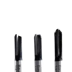 BAUKER - Fresa Recta 1/4 x 1/2 2 filos