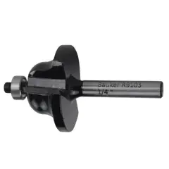 BAUKER - Fresa Romano con Rodamiento 1/4''