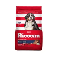 RICOCAN - Adultos 3kg de Cordero y cereales raza mediana/grande