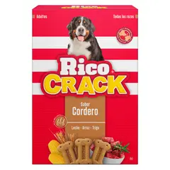RICOCRACK - Adultos Galletas para Perros 200 gr Sabor Cordero