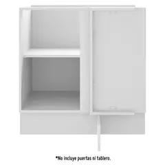 MADESA - Mueble de Cocina Alacena Blanco Rovere 60cm ancho