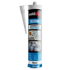 SOLDIMIX - Silicona Blanco 280 ML