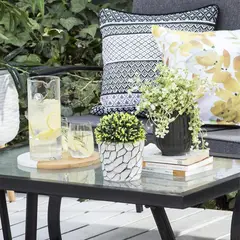 JUST HOME COLLECTION - Macetero Uthai Wash 15x13cm