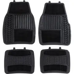 AUTOSTYLE - Protector de Piso 4 Piezas con Alfombra