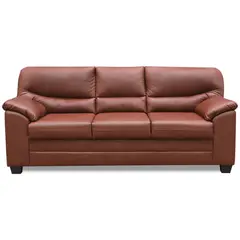 CASA BELLA - Sofá 3 Cuerpos Reina 205x94x83cm Tabaco