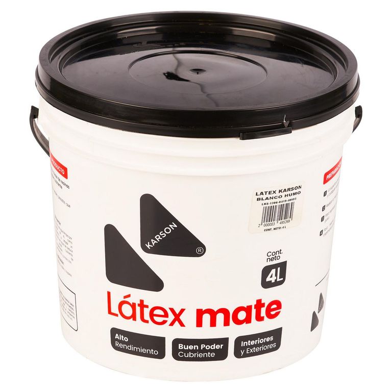 Pintura Látex Blanco Humo 1GL