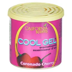 CALIFORNIA SCENTS - Ambientador para Auto Cool Gel Aroma Cherry 4.5 onzas
