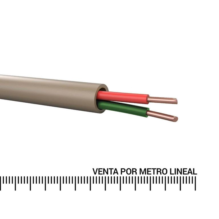 Alambre Telefónico 2x22 AWG por Metro Lineal