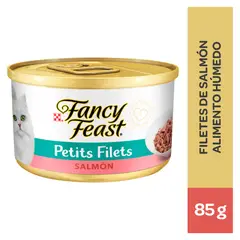 FANCY FEAST - Adultos Alimento Humedo para Gatos Mini Filetes 85 gr Salmon