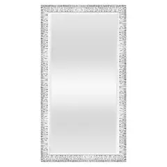 JUST HOME COLLECTION - Espejo Decorativo Rectangular Foligno Plateado 120x60cm