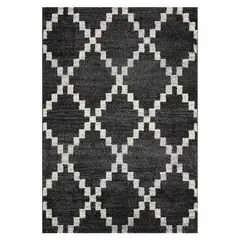 JUST HOME COLLECTION - Alfombra Rectangular Doux Shaped 67x120cm Gris