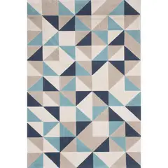 JUST HOME COLLECTION - Alfombra Rectangular Canvas Triángulo
