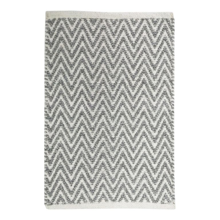 Piso de Baño Rectangular Ziggy 40x60cm Gris