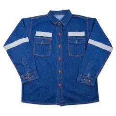 GENERICO - Camisa de Trabajo DENIM Lavada 9ONZ Talla L