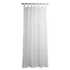 JUST HOME COLLECTION - Cortina de Velo 145x250cm Blanco