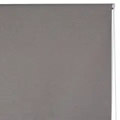 JUST HOME COLLECTION - Cortina Roller Black Out 150x250cm Textura Gris