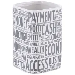 JUST HOME COLLECTION - Vaso para Baño Palabras