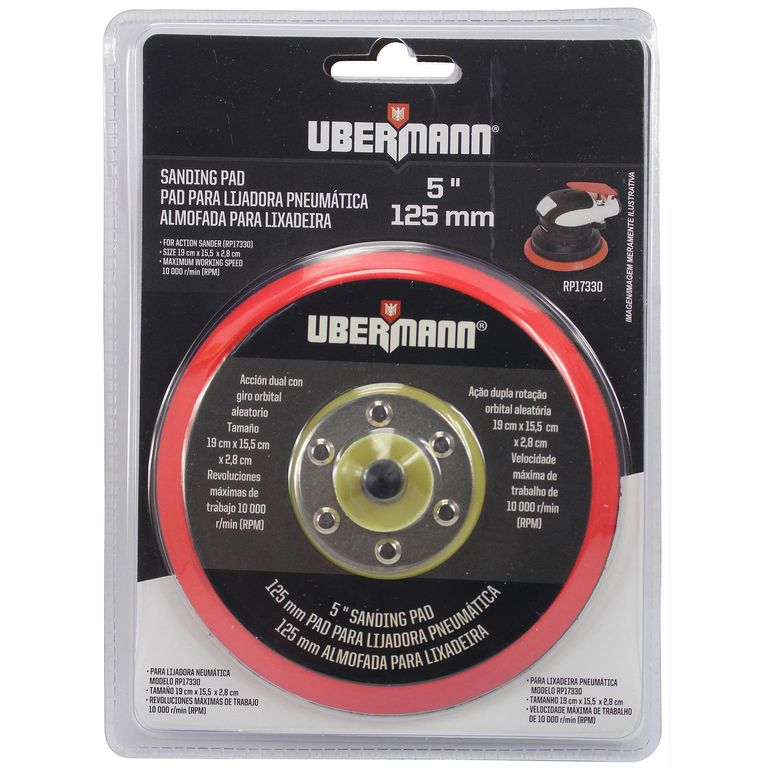 Soporte Pad 5" Lijadora Para Neumático