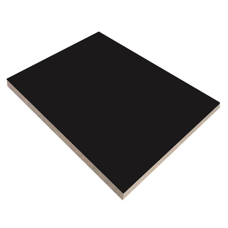 Tablero MDF Negro 2.8mm 1.85x2.44m