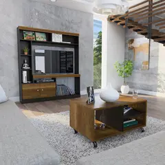 TUHOME - Combo Centro de Entretenimiento TV 52" + Mesa de Centro Classic