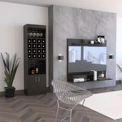 TUHOME - Combo Panel de TV 55" + Bar Kava Beijing