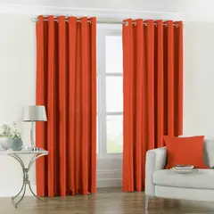 JUST HOME COLLECTION - Cortina Blackout Textura 140x220cm Terracota