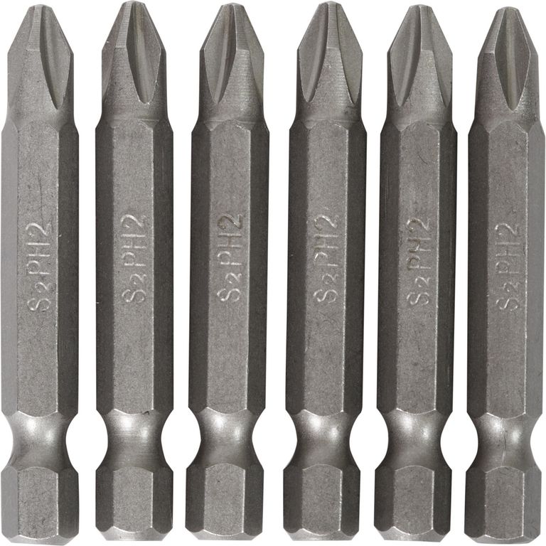 Set 6 Puntas Phillips #2x50mm