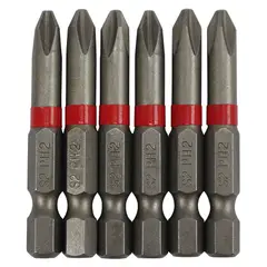BAUKER - Set 6 Puntas Phillips #2x50mm