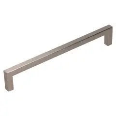 FIXSER - Jalador de Asa Inoxidable Níquel Cepillado 192 mm