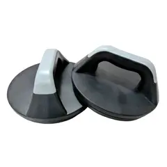 SPORTFITNESS - Planchera Rotativa Push Up Negro