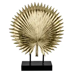 JUST HOME COLLECTION - Figura Decorativa Palmera Poliresina Dorado 63cm