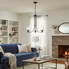 JUST HOME COLLECTION - Lámpara Colgante Oster E27 Negro