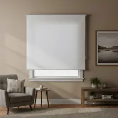 JUST HOME COLLECTION - Cortina Roller Black Out 180x250cm Blanco