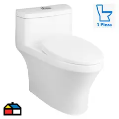VAINSA - WC Inodoro One Piece Ocean Blanco