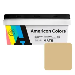 AMERICAN COLORS - Pintura American Latex Mate Arena 1GL