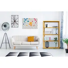 JUST HOME COLLECTION - Estante Metálico 5 Niveles 90x30x172cm Mango 350 Kg