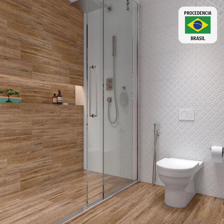 Ceramica Marrón Maderado 20x60cm 1.7m2