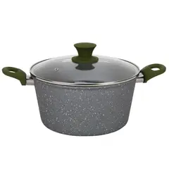 JUST HOME COLLECTION - Olla Antiadherente Rock y Marble 24cm