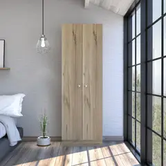 TUHOME - Ropero 2 Puertas Multiusos Home