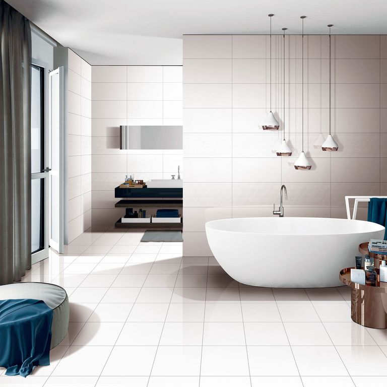 Cerámica Blanco Liso 31x61cm 1.62 m2