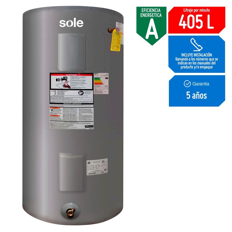 Termotanque Eléctrico 450 Litros con Accesorios